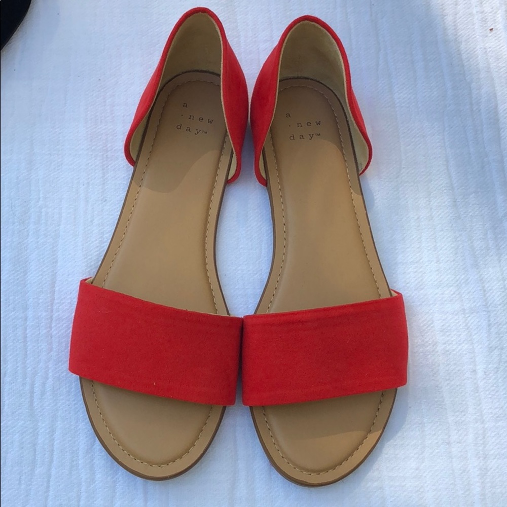 Orange Red Sandal